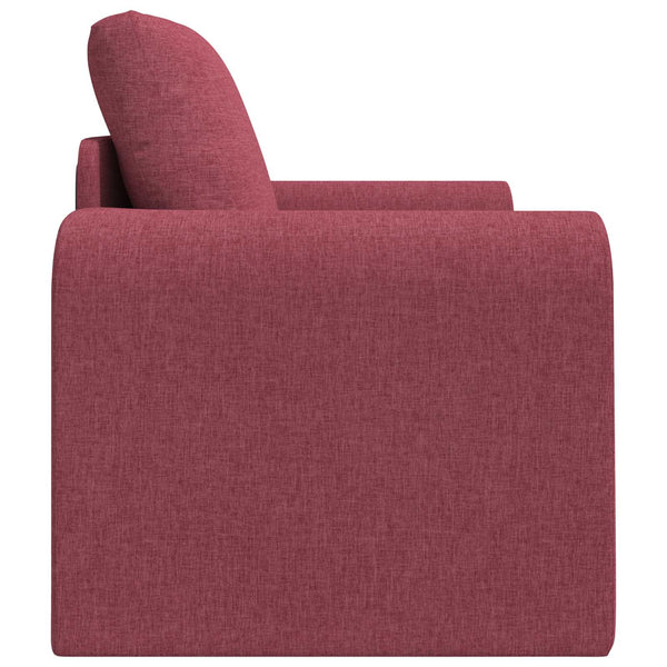 Weinrotes Schlafsofa Stoff 98 cm