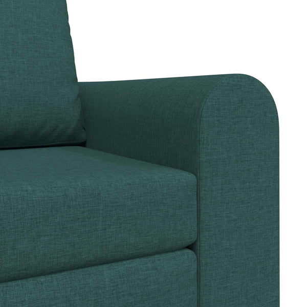 Dunkelgrünes Schlafsofa Stoff 98cm