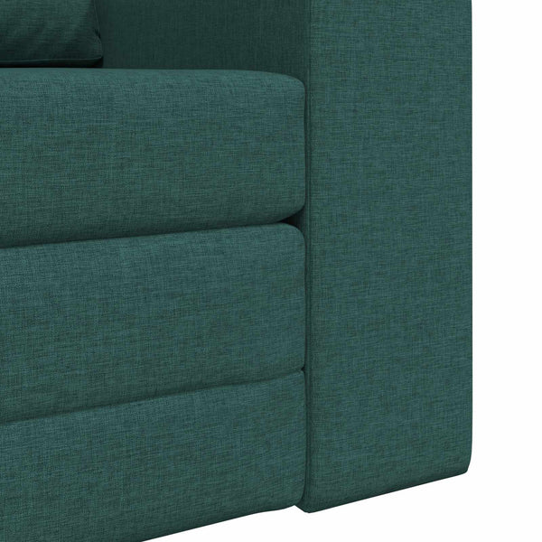 Dunkelgrünes Schlafsofa Stoff 98cm