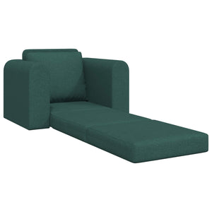 Dunkelgrünes Schlafsofa Stoff 98cm