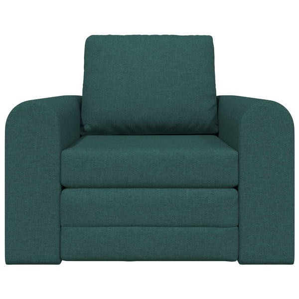 Dunkelgrünes Schlafsofa Stoff 98cm