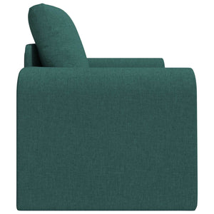 Dunkelgrünes Schlafsofa Stoff 98cm