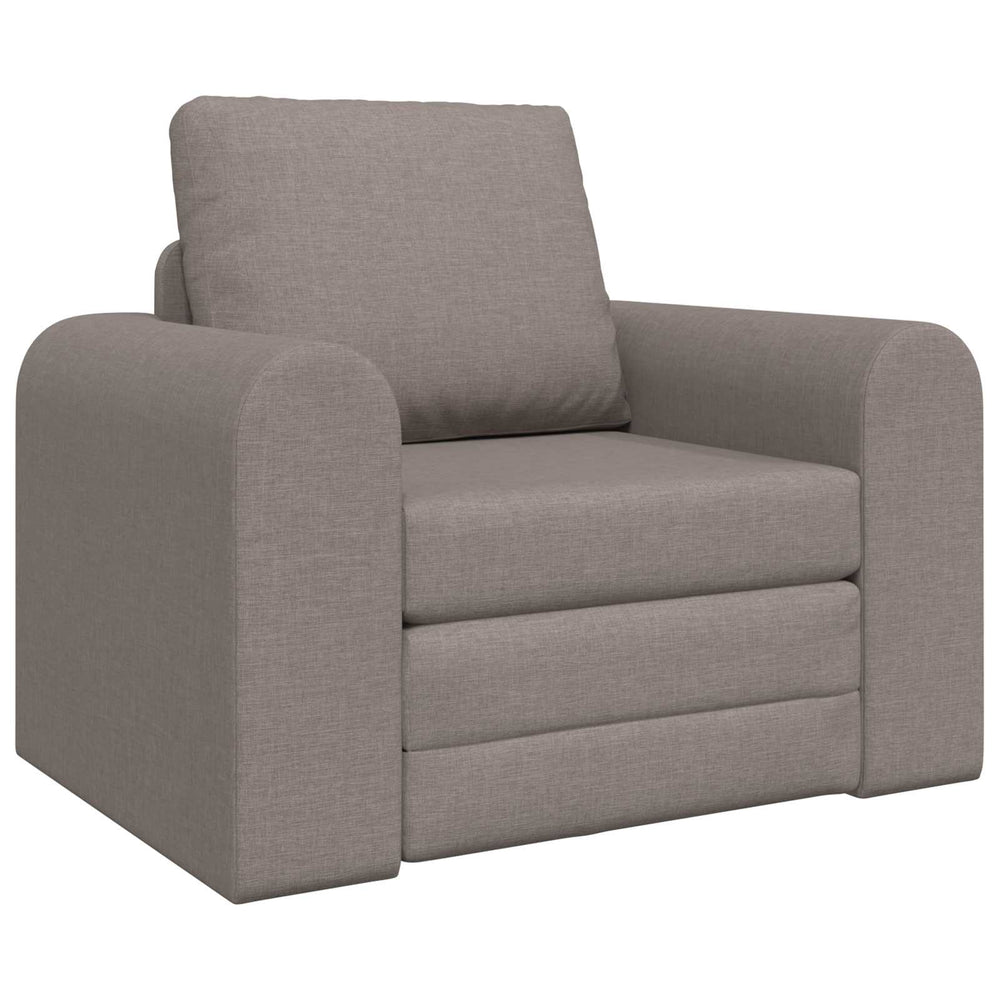 Schlafsofa Taupe Stoff 98 cm