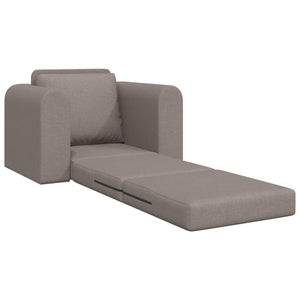 Schlafsofa Taupe Stoff 98 cm
