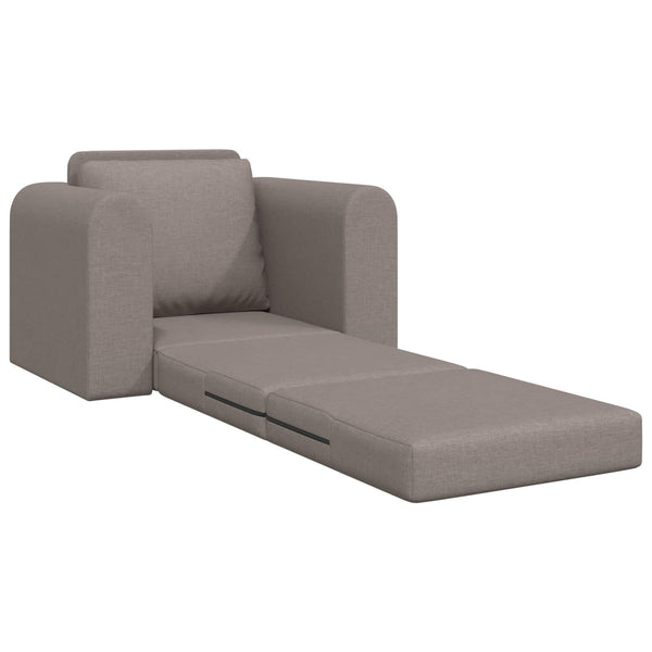 Schlafsofa Taupe Stoff 98 cm