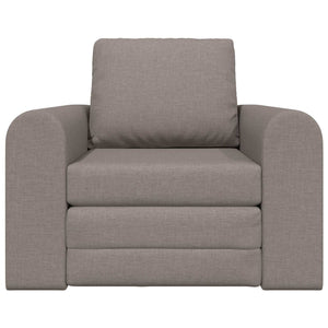 Schlafsofa Taupe Stoff 98 cm