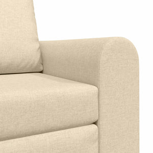 Schlafsofa Creme Stoff 98 cm