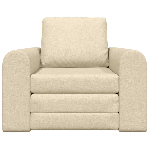 Schlafsofa Creme Stoff 98 cm