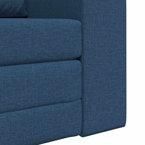 Blaues Schlafsofa Stoff 98 cm