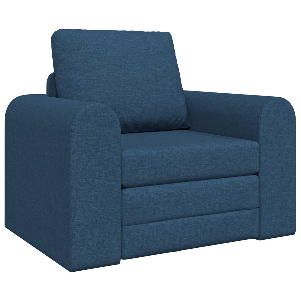 Blaues Schlafsofa Stoff 98 cm
