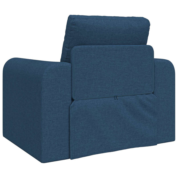 Blaues Schlafsofa Stoff 98 cm