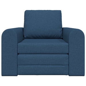Blaues Schlafsofa Stoff 98 cm