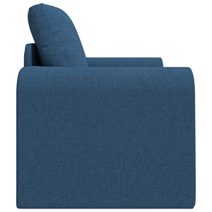 Blaues Schlafsofa Stoff 98 cm
