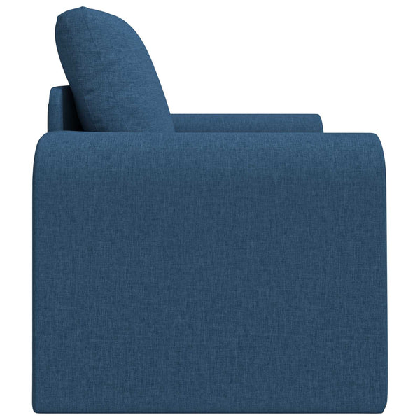 Blaues Schlafsofa Stoff 98 cm