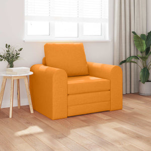 Schlafsofa Dunkelgelb Stoff 98 cm