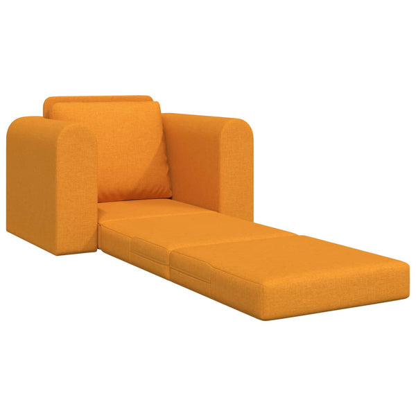 Schlafsofa Dunkelgelb Stoff 98 cm