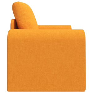 Schlafsofa Dunkelgelb Stoff 98 cm