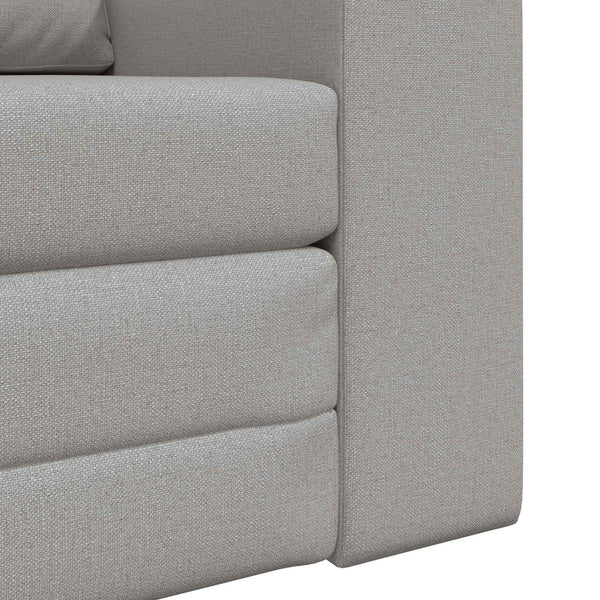 Schlafsofa Wolkengrau Stoff 98 cm