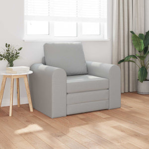 Schlafsofa Wolkengrau Stoff 98 cm