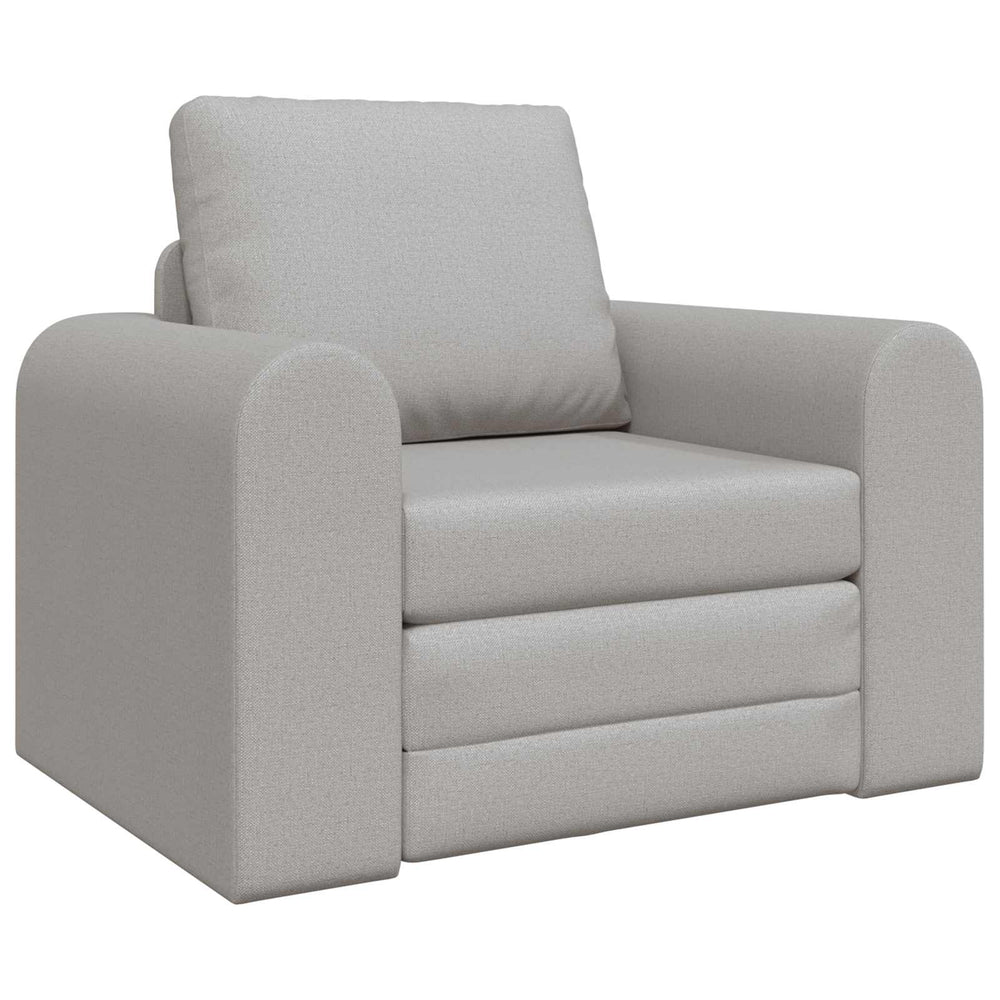 Schlafsofa Wolkengrau Stoff 98 cm