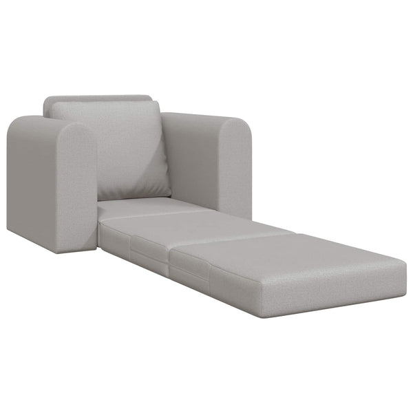 Schlafsofa Wolkengrau Stoff 98 cm