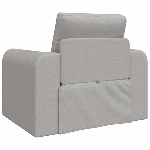 Schlafsofa Wolkengrau Stoff 98 cm