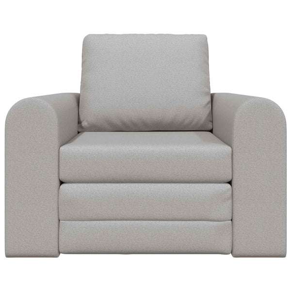 Schlafsofa Wolkengrau Stoff 98 cm