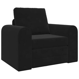 Schlafsofa Schwarz Samt 98 cm