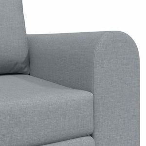 Schlafsofa 60cm Hellgrau Stoff