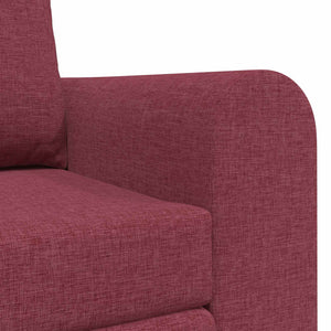 Weinrotes Schlafsofa 60cm