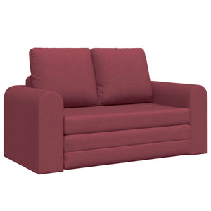 Weinrotes Schlafsofa 60cm
