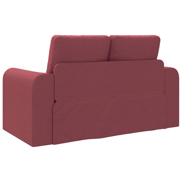 Weinrotes Schlafsofa 60cm