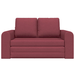 Weinrotes Schlafsofa 60cm