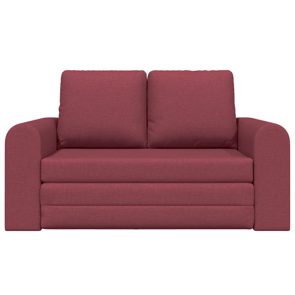 Weinrotes Schlafsofa 60cm