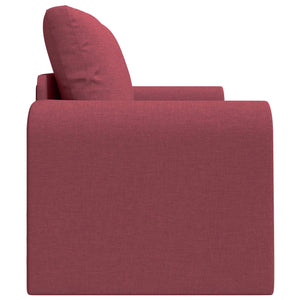 Weinrotes Schlafsofa 60cm