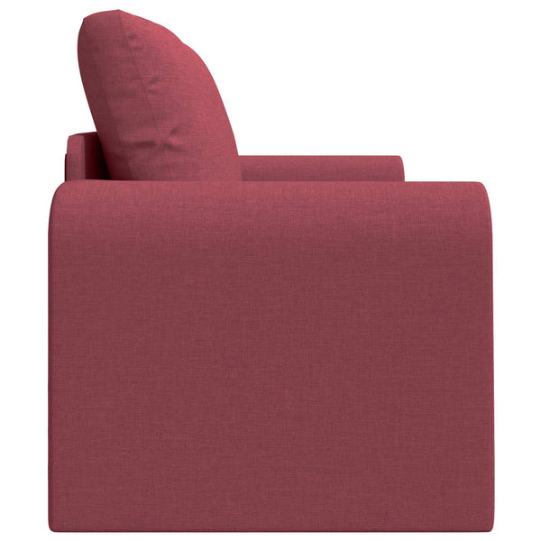 Weinrotes Schlafsofa 60cm
