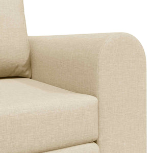 Schlafsofa Creme Stoff 60cm
