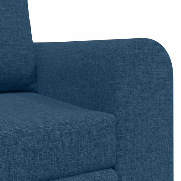 Schlafsofa 60cm Blau Stoff