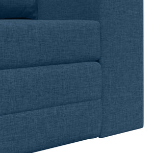 Schlafsofa 60cm Blau Stoff