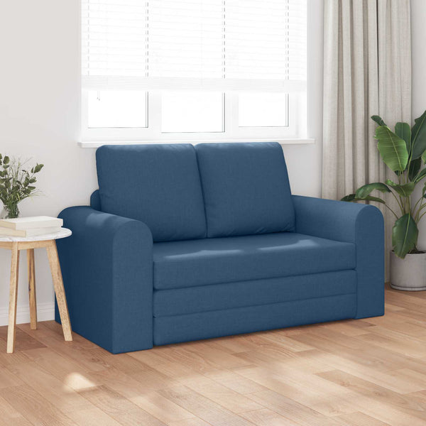 Schlafsofa 60cm Blau Stoff