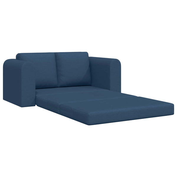 Schlafsofa 60cm Blau Stoff