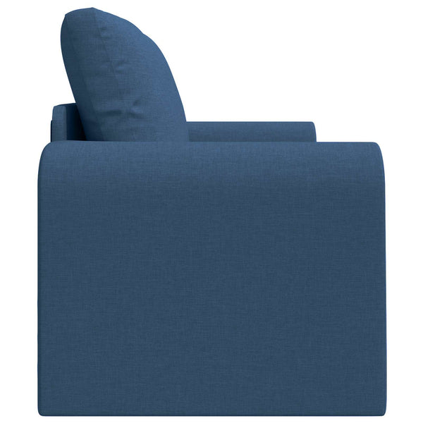 Schlafsofa 60cm Blau Stoff