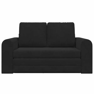 Schlafsofa Schwarz Samt 148 cm