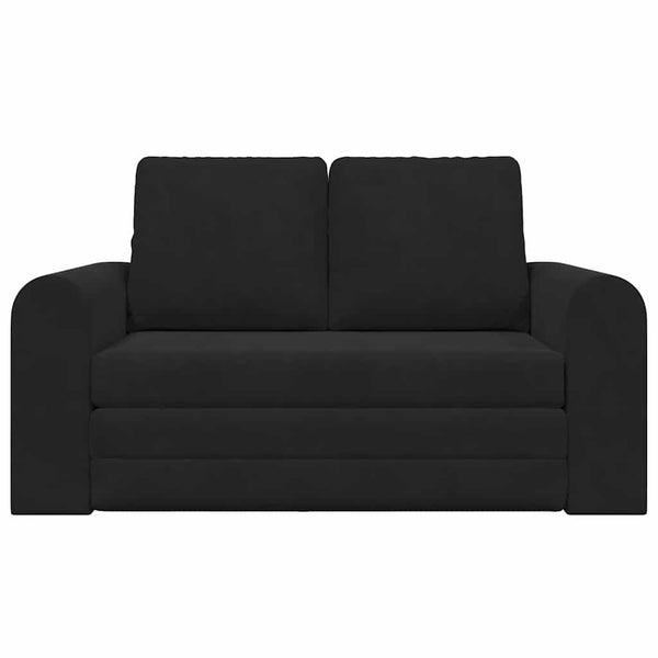 Schlafsofa Schwarz Samt 148 cm