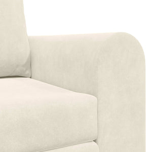 vidaXL Canapé-lit crème 148 x 71 x 83 cm velours