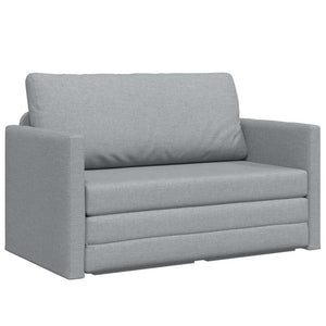 Schlafsofa 110cm Hellgrau Stoff