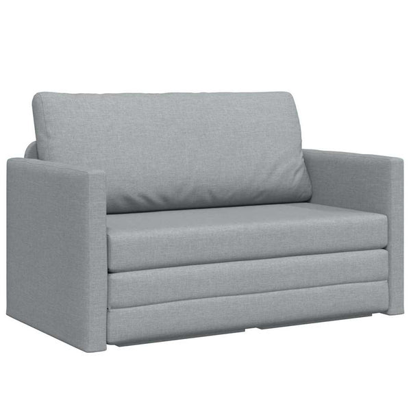 Schlafsofa 110cm Hellgrau Stoff