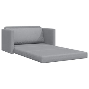 Schlafsofa 110cm Hellgrau Stoff