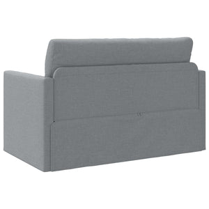 Schlafsofa 110cm Hellgrau Stoff