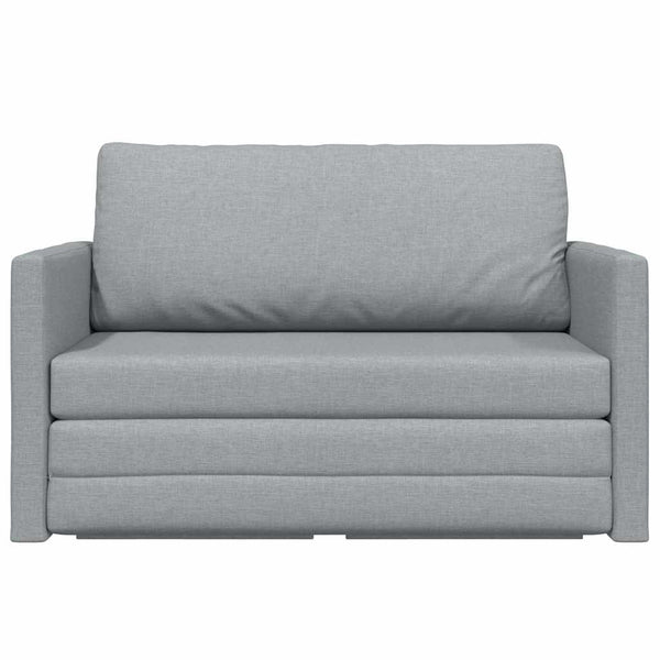 Schlafsofa 110cm Hellgrau Stoff